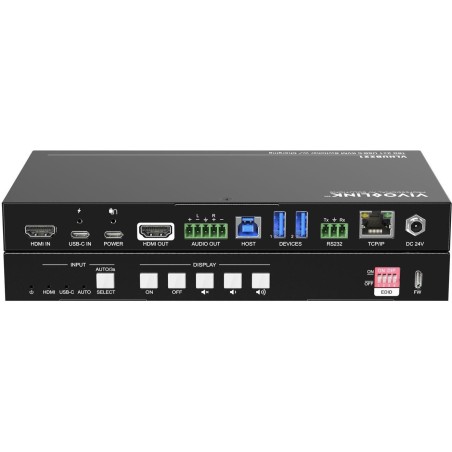 VivoLink 4K Presentation HDMI and USB-C to HDMI+USB3.0 - Digital/Daten (VLHUB221)