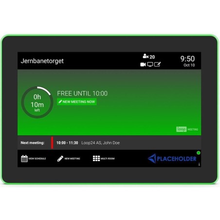 Loop24 LM-8058 Besprechungsraum-Display 20,3 cm (8") 1280 x 800 Pixel LED 802.11a - 802.11b - 802.11g - Wi-Fi 4 (802.11n) - Wi-
