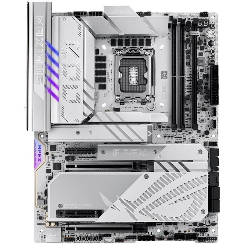 ASUS ROG MAXIMUS Z890 APEX - Motherboard - ATX - LGA1851-Sockel - Z890 Chipsatz - USB4, USB-C 3,2 Gen 2x2, USB-C 3,2 Gen2, USB