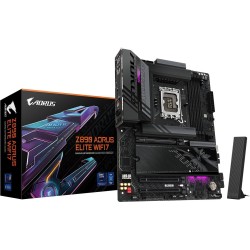 GIGABYTE AORUS Z890 ELITE WIFI7 - Motherboard - ATX - LGA1851-Sockel - Z890 Chipsatz - USB-C 3,2 Gen2, USB 3,2 Gen 1, USB4 - Bl