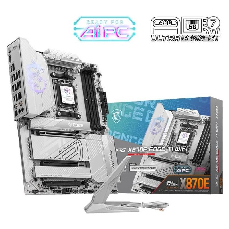 MSI MAG X870E EDGE TI Wifi X870 AM5 ATX DDR5 - AMD Sockel AM5 (Ryzen Zen4) - ATX (7E59-002R)