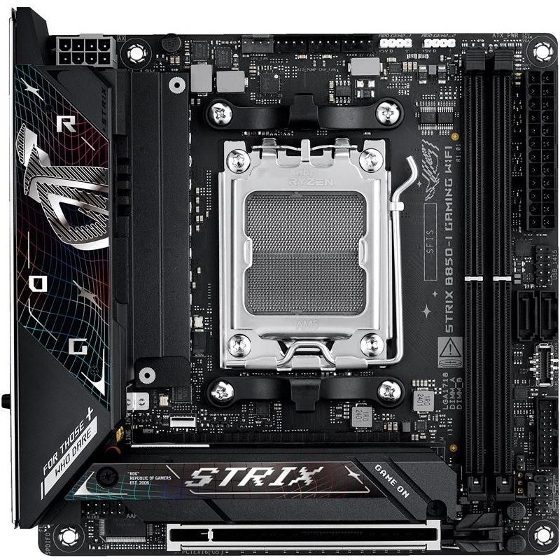 ASUS ROG STRIX B850-I GAMING WIFI - Motherboard - Mini-ITX - Socket AM5 - AMD B850 Chipsatz - USB-C 3,2 Gen 2x2, USB-C 3,2 Gen2