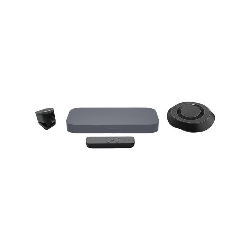 ASUS Google Meet GQE20A - Starter Kit - Kit für Videokonferenzen (ePTZ UHD Camera, Freisprechgerät, Fernbedienung) (90MS02U2-M0