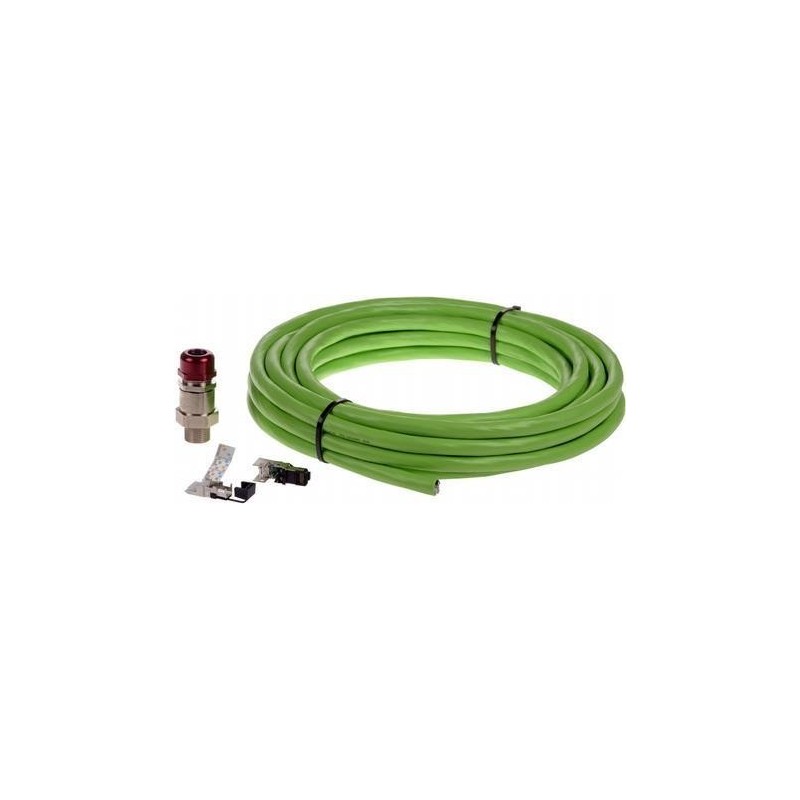 AXIS ASKDP03-T Armored - Netzwerkkabel - ohne Stecker zu ohne Stecker - 10,0m - CAT 6 - im Freien - RAL 6018 - für AXIS Ex Conn