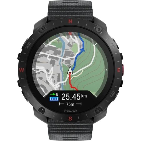 Polar Grit X2 Pro 3,53 cm (1.39") AMOLED Digital 454 x 454 Pixel Touchscreen Schwarz GPS (900110283)