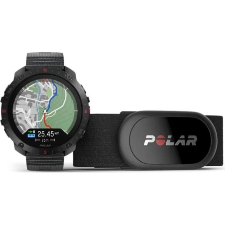 Polar Grit X2 Pro 3,53 cm (1.39") AMOLED Digital 454 x 454 Pixel Touchscreen Schwarz GPS (900110286)