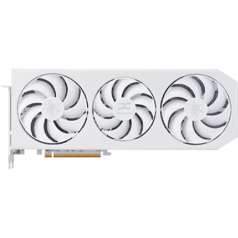 PowerColor Hellhound Radeon RX 9070 XT Spectral White AMD 16 GB GDDR6 (RX9070XT 16G-L/OC/WHITE)