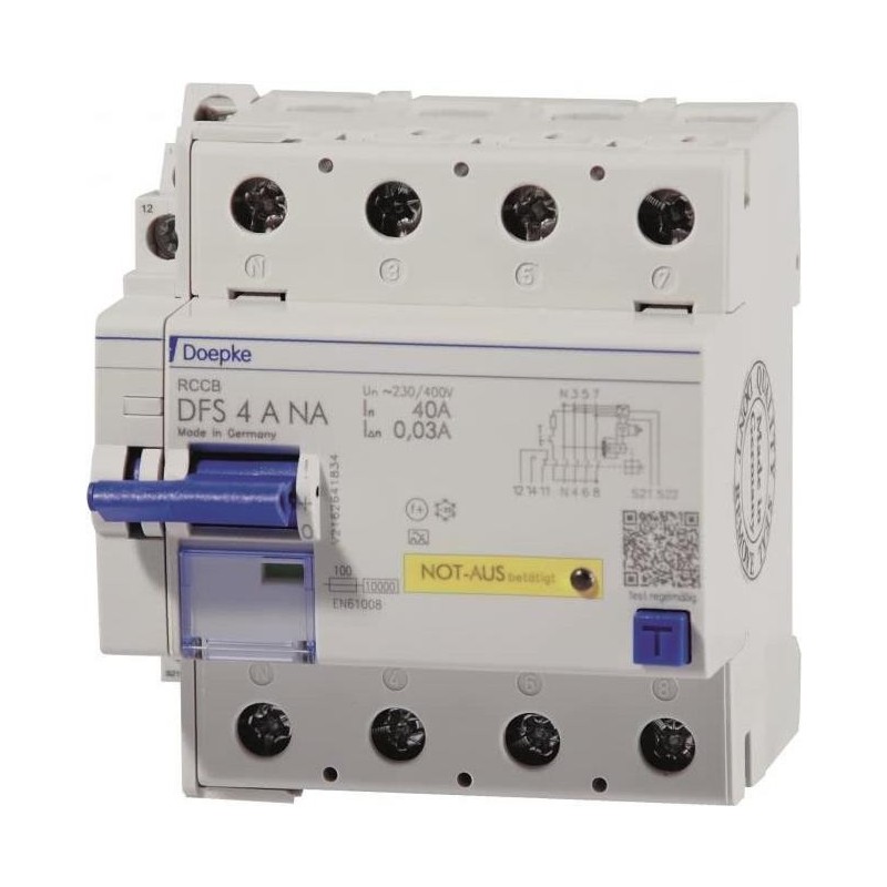 Doepke Schaltgeräte GmbH FI-Schalter DFS4 040-4/0,03-A NA (09134841)