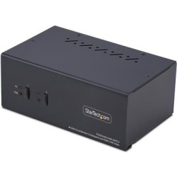 StarTech.com 2-Port Dual-Monitor DisplayPort en HDMI KVM Switch, 4K 60Hz (P2ADDH462-KVM-SWITCH)