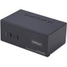 StarTech.com 2-Port Dual-Monitor DisplayPort en HDMI KVM Switch, 4K 60Hz (P2ADDH462-KVM-SWITCH)