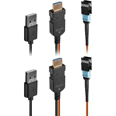 Lindy 100m MPO Fibre Optic HDMI 8K60 Extender (38360)