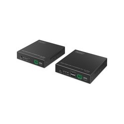 DIGITUS HDMI Fiber KVM IP Extender Set 4K/60Hz - Kabel-/Adapterset - Digital/Display/Video (DS-55348)