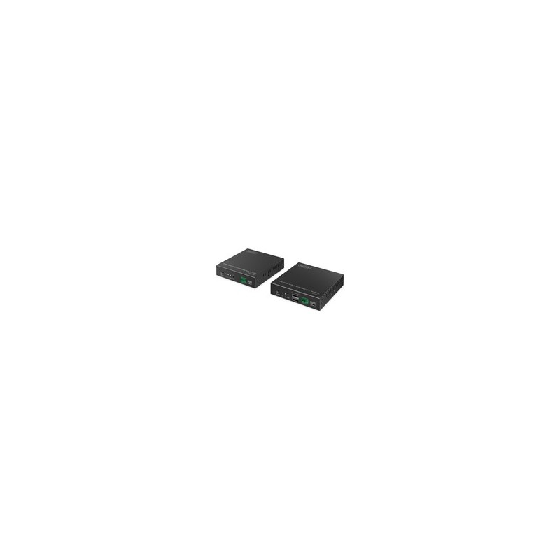 DIGITUS HDMI Fiber KVM IP Extender Set 4K/60Hz - Kabel-/Adapterset - Digital/Display/Video (DS-55348)