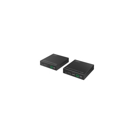 DIGITUS HDMI Fiber KVM IP Extender Set 4K/60Hz - Kabel-/Adapterset - Digital/Display/Video (DS-55348)