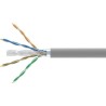 Equip Bulkkabel - 305 m - abgeschirmt F/UTP - CAT 6 - halogenfrei, robust - gray (RAL 7035) (404539)