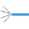 Equip Bulkkabel - 305 m - U/FTP - CAT 6a - halogenfrei, robust - blue (RAL 5012) (404544)