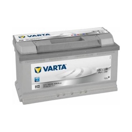 Varta Autobatterie Silver Dynamic H3 12 V 100 Ah ETN 600 402 083 T1 Zellanlegung 0 (600402083 3162)