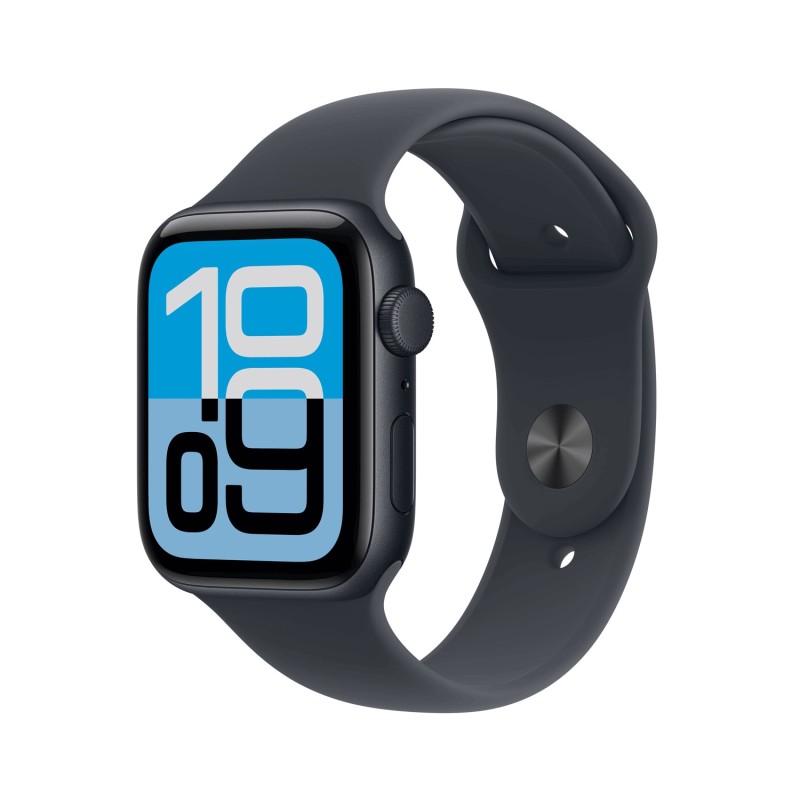 Apple Watch SE 3 Aluminium 44mm Mitternacht (Sportarmband mitternacht) M/L (MEHQ4ZR/A)