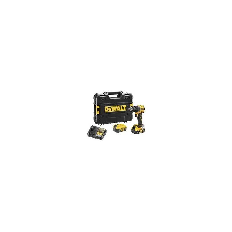 DEWALT DCD794P2T-QW Akku-Bohrschrauber 18 V 5 Ah Li-Ion inkl. 2. Akku inkl (DCD794P2T-QW)