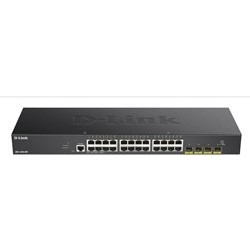D-Link DGS 1250-28X - Switch - L3 Lite - Smart - 24 x 10/100/1000 + 4 x 10 Gigabit SFP+ - an Rack montierbar