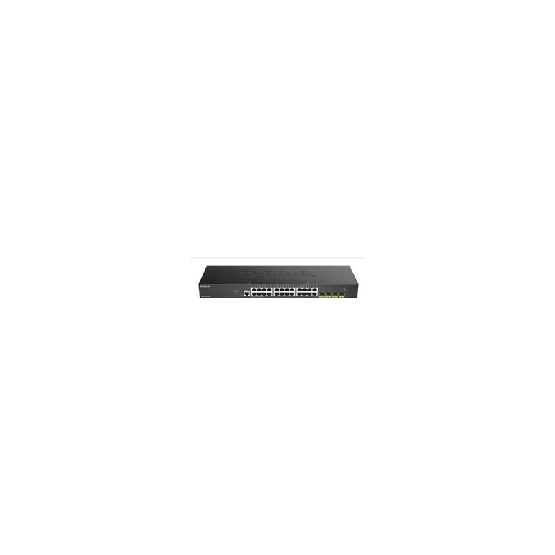 D-Link DGS 1250-28X - Switch - L3 Lite - Smart - 24 x 10/100/1000 + 4 x 10 Gigabit SFP+ - an Rack montierbar