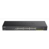 D-Link DGS 1250-28X - Switch - L3 Lite - Smart - 24 x 10/100/1000 + 4 x 10 Gigabit SFP+ - an Rack montierbar