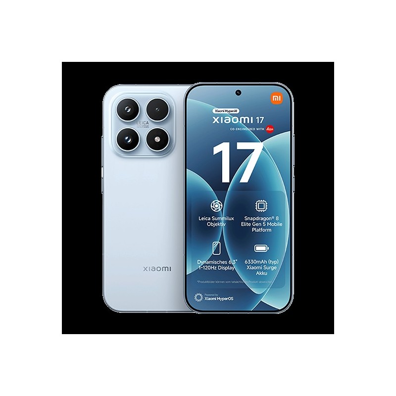 Xiaomi 17 5G Smartphone 12GB RAM 512GB Ice Blue 6.3" OLED IP68