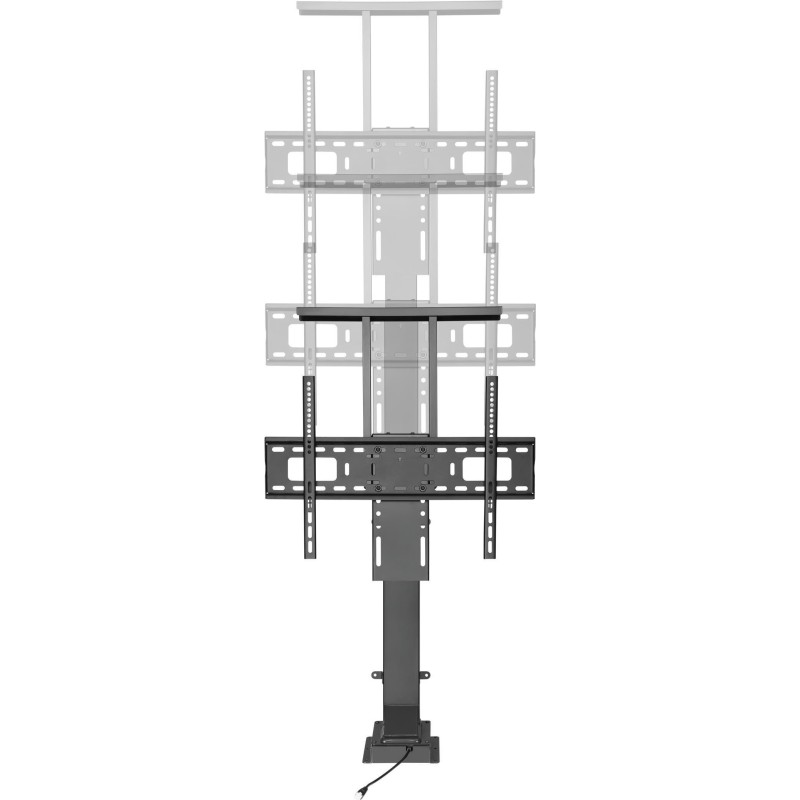 Equip Pro - Aufstellung für LCD TV (motorisiert) - Kunststoff, Aluminium, Stahl - Schwarz - Bildschirmgröße: 94-165.1 cm (37"-6