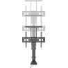 Equip Pro - Aufstellung für LCD TV (motorisiert) - Kunststoff, Aluminium, Stahl - Schwarz - Bildschirmgröße: 94-165.1 cm (37"-6
