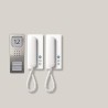 Siedle SET CA 812-2 E/W. Übertragungstechnik: Verkabelt. Produktfarbe: Edelstahl, Weiß, Platzierung: Wand (210008739-00)
