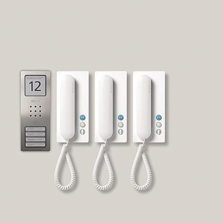 Siedle SET CA 812-3 E/W Edelstahl - Weiß (210008740-00)