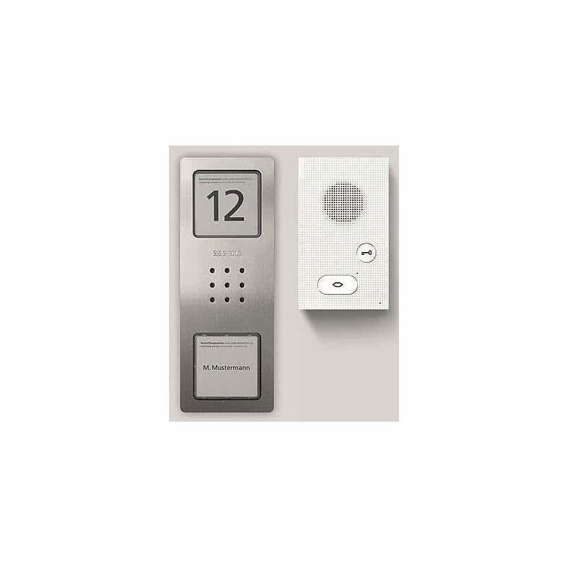 SIEDLE SET CAB 850-1 E/W Audio-Set Basic Edelstahl (210008742-00)
