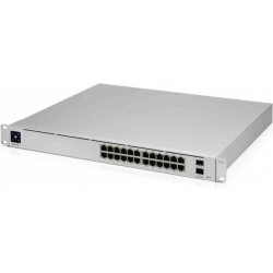 Ubiquiti UniFiSwitch Pro 24 Rackmount Gigabit Managed Switch, 24x RJ-45, 2x SFP+, PoE++, Gen2 (USW-PRO-24-POE)