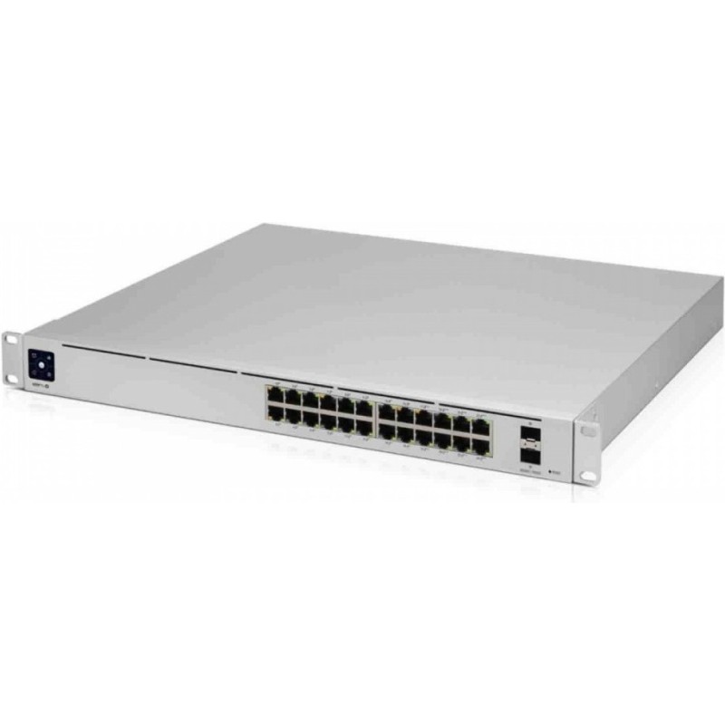 Ubiquiti UniFiSwitch Pro 24 Rackmount Gigabit Managed Switch, 24x RJ-45, 2x SFP+, PoE++, Gen2 (USW-PRO-24-POE)