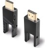 Lindy - HDMI-Kabel - HDMI / DVI - 50,0m - Geschützter Hybridkupfer/Faseroptik - Schwarz - rund, 4K Unterstützung (38324)