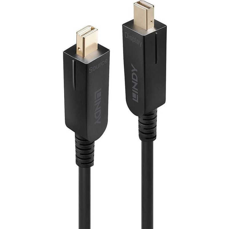 Lindy - DisplayPort-Kabelsatz - Mini DisplayPort (M) bis Mini DisplayPort (M) - DisplayPort 1,4 - 20,0m - 8K Unterstützung - Sc
