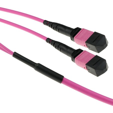 ACT 100 meter Multimode 50/125 OM4(OM3) polarity A fiber trunk cable with 2 MTP/MPO female connectors each side 100M 2X MTP(F)
