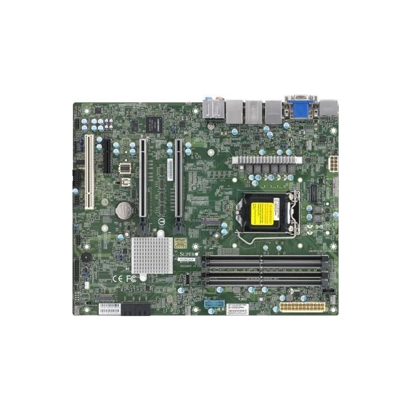 Super Micro SUPERMICRO X12SCA-F - Motherboard - ATX - LGA1200-Sockel - W480 Chipsatz - USB-C Gen2, USB 3,2 Gen 1, USB 3,2 Gen 2