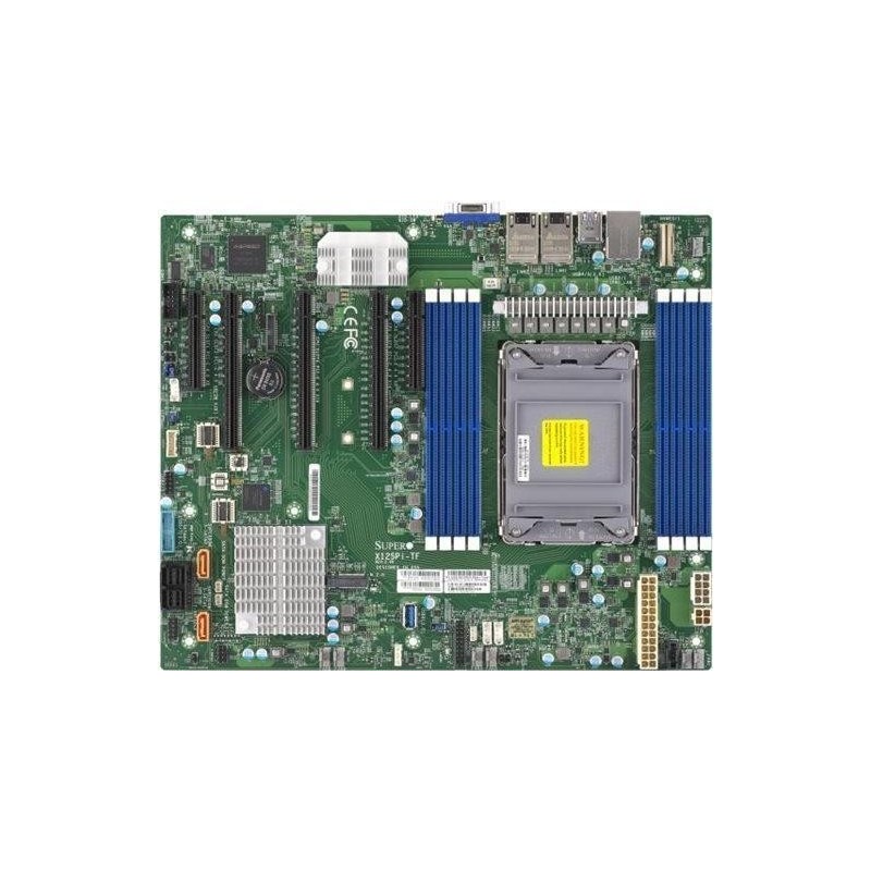 SUPERMICRO X12SPi-TF - Motherboard - ATX - LGA4189-Sockel - C621A Chipsatz - USB 3.2 Gen 1 - 2 x 10 Gigabit LAN - Onboard-Grafi