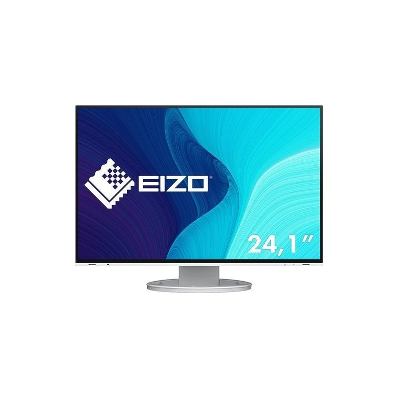 EIZO FlexScan EV2495-WT - Mit FlexStand - LED-Monitor - 61.1 cm (24.1") - 1920 x 1200 - IPS - 350 cd/m² - 1000:1 - 5 ms - HDMI,