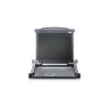 ATEN Arbeitskonsole 43 cm (17") ( TFT Konsole, Rackmaster ), PS/2 und USB, deutsches Layout Tastatur mit 43,20cm (17") LCD-Bild