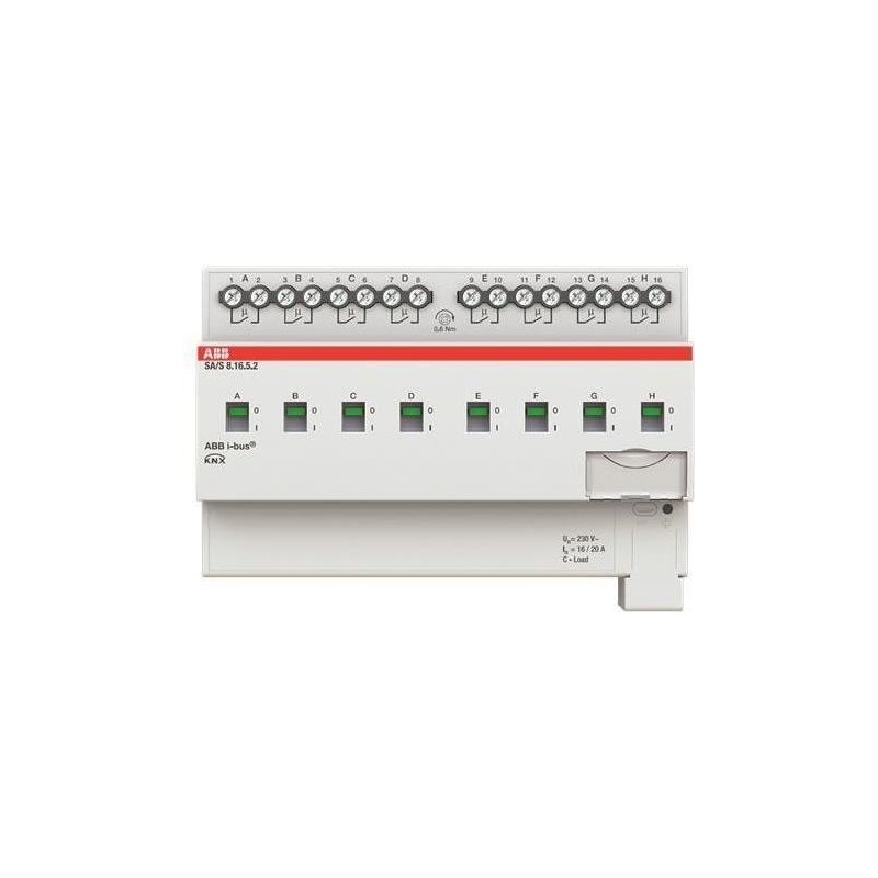 ABB Stotz S&J Schaltaktor 8fach, 16A, C-Last SA/S8.16.5.2 (2CDG110267R0011)
