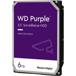WD Purple Surveillance Hard Drive WD62PURZ - Festplatte - 6 TB - intern - 3.5" (8.9 cm) - SATA 6Gb/s - 5640 U/min - Puffer: 128