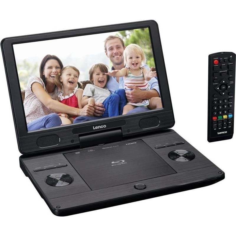 Lenco BRP-1150BK - Blu-ray-Disk-Player - tragbar -Anzeige: 29.5 cm (11.5") - Schwarz