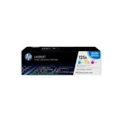 HP Toner CF373AM (125A) - Multipack (C/M/Y) - Kapazität: 3x 1.400 Seiten (CF373AM)