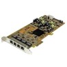 StarTech.com 4 Port Gigabit PoE PCIe Network Card - PSE PCI Express NIC - Netzwerkadapter - PCI Express x4 - Gigabit Ethernet x