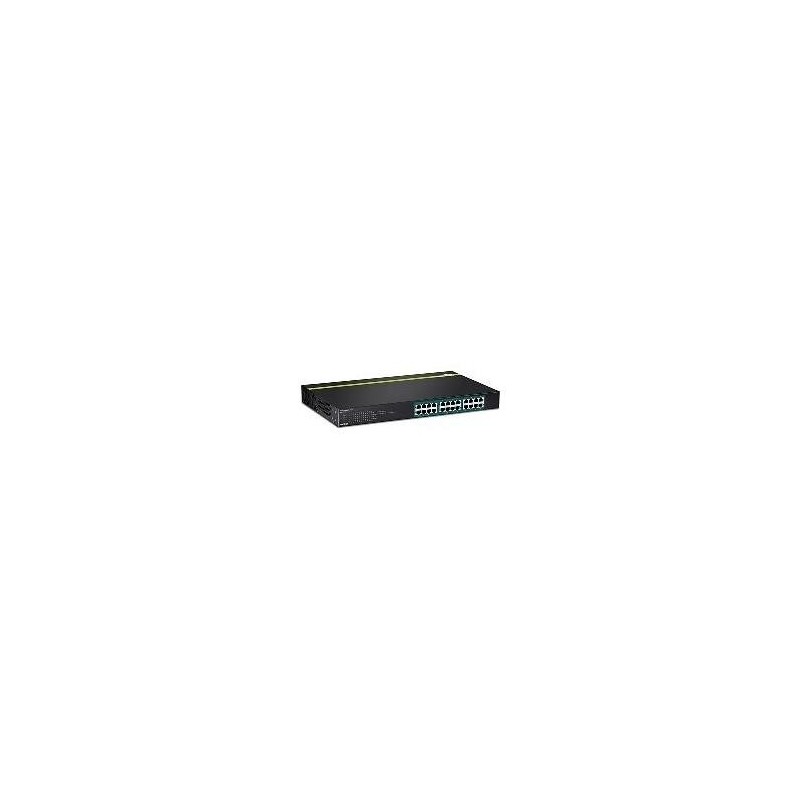 TRENDnet TPE TG240g - Switch - 24 x 10/100/1000 (PoE+) - Desktop, an Rack montierbar - PoE+ (TPE-TG240G)
