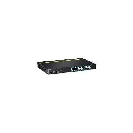 TRENDnet TPE TG240g - Switch - 24 x 10/100/1000 (PoE+) - Desktop, an Rack montierbar - PoE+ (TPE-TG240G)