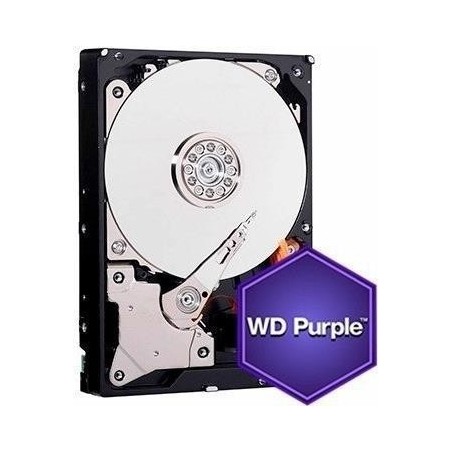 WD Purple Surveillance Hard Drive WD84PURZ - Festplatte - 8 TB - intern - 3.5" (8.9 cm) - SATA 6Gb/s - 5640 U/min - Puffer: 128