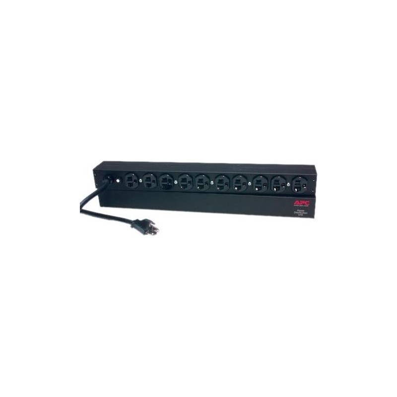 APC Rack PDU, Basic, 1U, 20A, 120V (10) (AP9563)